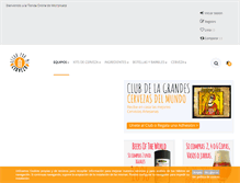 Tablet Screenshot of cervezasdelmundo.com